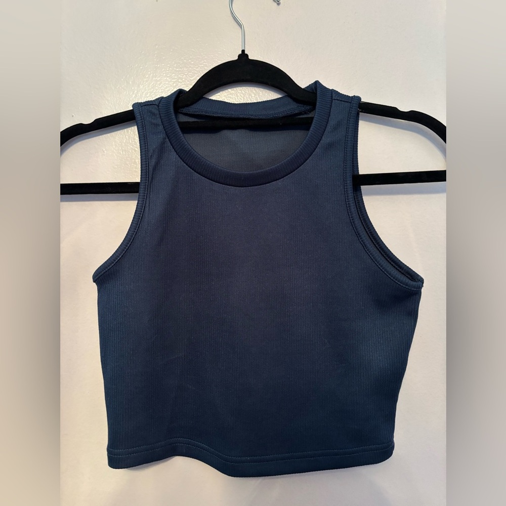 Sleeveless Blue Women's Top